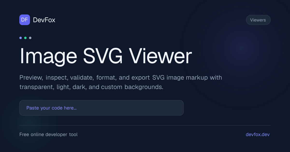 Image SVG Viewer - CodeBeautify
